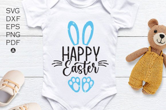 Happy Easter Svg for Crafts and Graphics