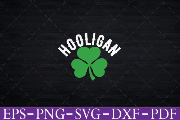 Hooligan Irish St. Patrick’s Day T-Shirt Graphics for Crafts