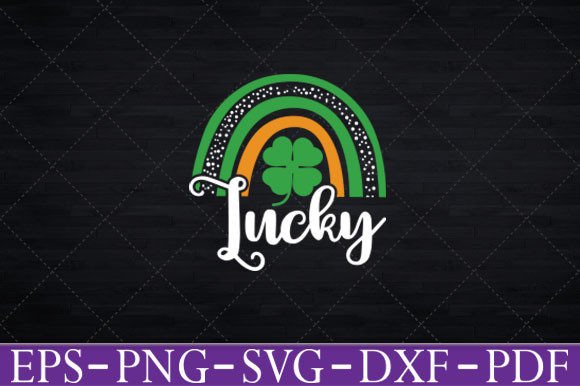 Lucky Shamrock St. Patrick’s Day T-Shirt Graphics for Crafts