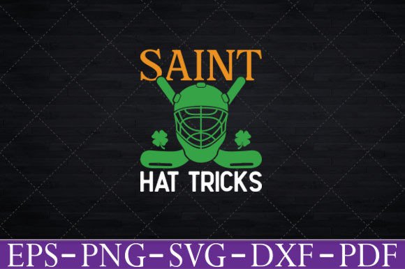 St Patrick s Day Saint Hat Tricks Hockey Graphics for Crafts