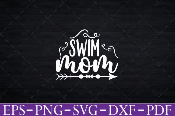 Swim Mom Swimmers Mothers Gift T-Shirt Graphics for Branding