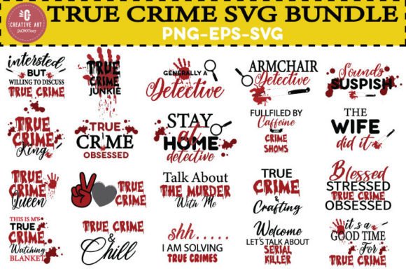 True Crime SVG for Crafts and Graphics